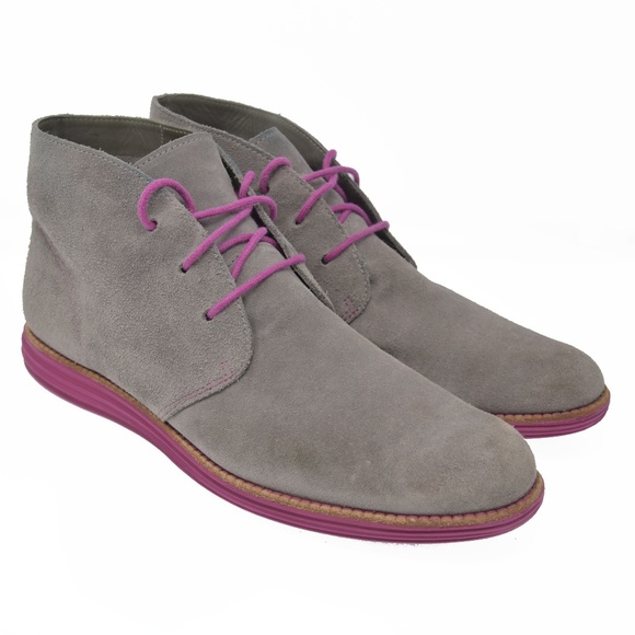 *Cole Haan Lunargrand Lunarlon Sz 10B Suede Boots - Picture 1 of 7